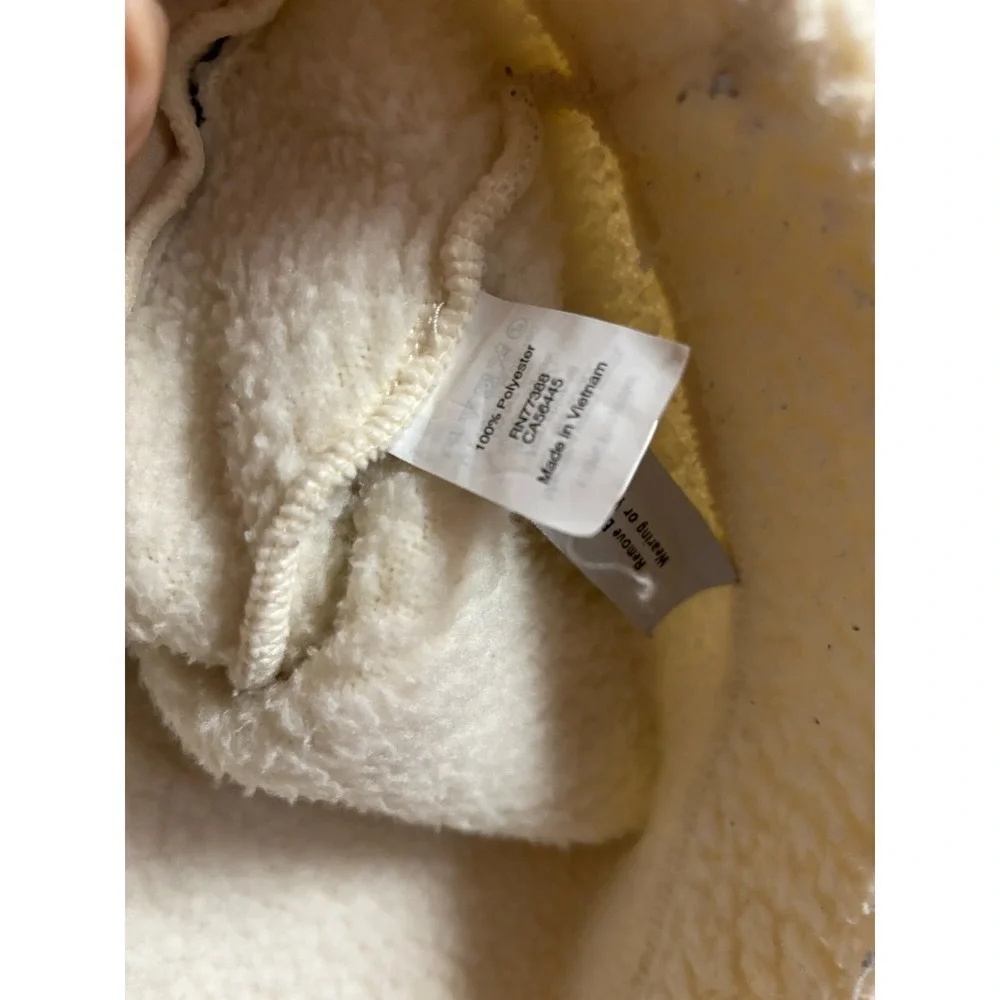 JCrew comfy cozy plush Sherpa 1/4 zip popover with 2‎ pockets size S